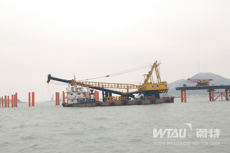 微特力矩限制器為廣東長大100T打樁船保駕護航